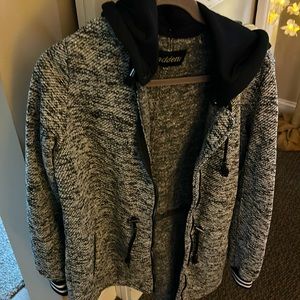 Madden NYC hooded cargo jacket